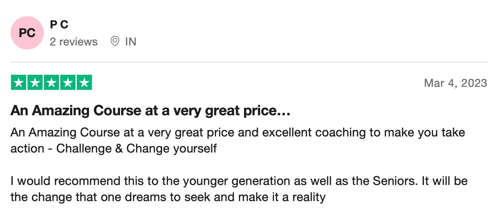 Trustpilot Review